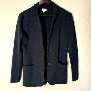 J. Crew Factory Navy Sweater Blazer